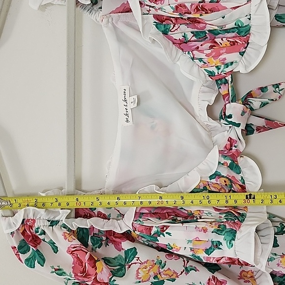 For Love & Lemons Baby Doll Whimsigoth  Imagen Crop  Floral Top Size Small - Picture 8 of 17